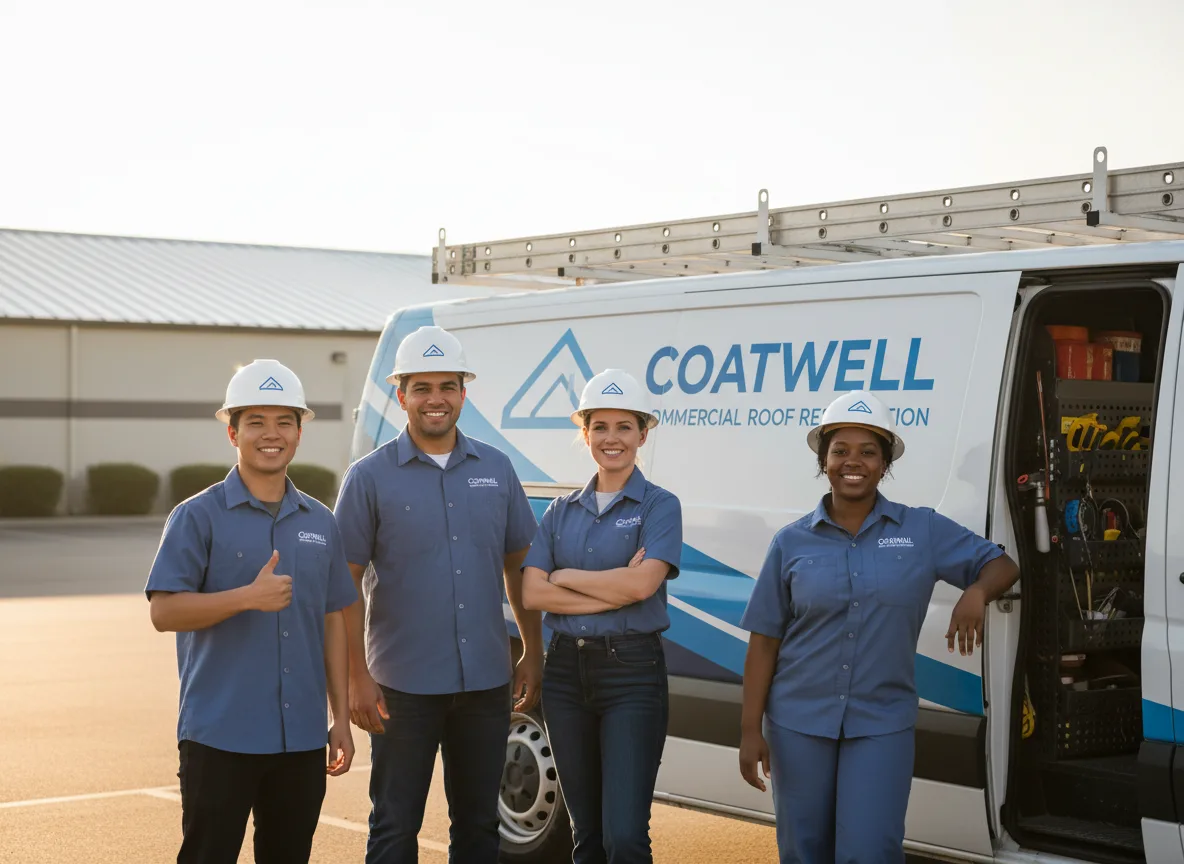 Commercial roof coating company in Baxter, IA